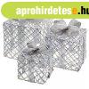 EMOS LED aj�nd�kok, 3 m�ret, belt�ri, hideg feh�r, id�z�t� D
