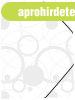 M�anyag gumis mappa A/4, black&white, feh�r