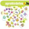 Dekorgumi, �ntapad�s, unikornisok, 50 db-os