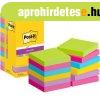 �ntapad� jegyzett�mb, 76x76 mm, 12x90 lap, 3M POSTIT "S