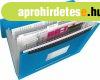 Harmonikamappa, A4, PP, 6 rekeszes, ESSELTE "Vivida&quo