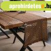 1 db n�gyzet alak�, sz�tt poli�szter asztali fut� - 30.48x18