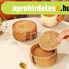 6 db kzzel sztt rattan kvs pohr altt szett