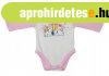 ABR Hossz� ujj� pamut body - R�zsasz�n-Feh�r - Snoopy (74)