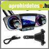 8 az 1-ben multifunkci�s Bluetooth fm ad� 2 USB porttal, 5.0