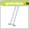 PROCRAFT alum�nium egyr�szes l�tra 258cm 1x10 PLA1.258 