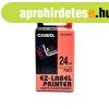Feliratoz�g�p szalag XR-24RD1 24mmx8m Casio piros/fekete