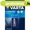 Elem 9V 6LR61 Longlife Power 1 db/csomag, Varta