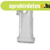 1 sz�m alak� f�lia lufi, ez�st, 80 cm