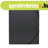 Gumis mappa A4, festett presp�n mint�s karton Bluering� feke