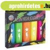 Neon sz�n� sz�vegkiemel�, 5 db