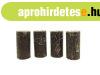 Gyertya rusztikus adventi fekete sz�n� 4 db, 4 cm X 8 cm