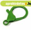 Karab�ner kapocs - s�t�t z�ld - 35 x 24 x 5 mm