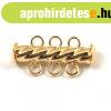 Cs�kapocs - 3 lyuk� - arany sz�n� - csavart