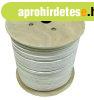 Cat6A U/FTP fali k�bel, LSZH, feh�r