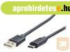 GEMBIRD CCP-USB2-AMCM-1M Gembird USB 2.0 cable to type-C (AM