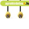 Nedis composite video k�bel, RCA dug� - RCA dug�, hossz 2m, 