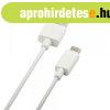 Min�s�gi USB K�BEL 2.0 A dug� - C dug� feh�r 1m (28AWG/1P+22