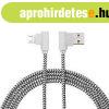 Adatk�bel MicroUSB 1A 90fokos 2m