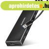 AXAGON HUE-F7A SuperSpeed USB-A FLAT HUB Black