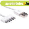 Akyga AK-USB-08 USB-Apple 30-pin cable 1m White
