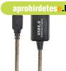 Gembird UAE-01-5M USB2.0 Active Extension cable 5m Black