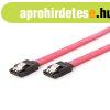 Gembird SATA3 50cm data cable metal clips Red