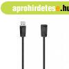 Hama USB Extension Cable 0,75m Black