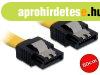 DeLock SATA straight/straight metal yellow kbel 50cm