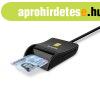 AXAGON CRE-SM3SD Smart Card Flatreader Black