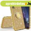 iPhone 7 Diamond Csill�ml� Szilikon Tok TPU Gy�r�s Arany