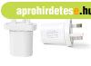 Ut�ngy�rtott feh�r h�l�zati USB-A t�lt�fej UK (angol) dugvil