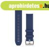 �rasz�j Garmin 22 mm tenger�sz k�k szilikon, ez�st csat (Qui