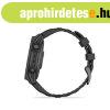 Garmin fenix E 47mm s�t�tsz�rke ac�l, fekete szilikon sz�jja
