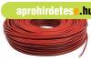 Hangsz�r�vezet�k 2 X 1,5 piros-fekete 10 m�teres