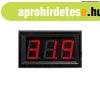 Mini digit�lis fesz�lts�gm�r� piros 0-99.9V (3 vezet�kes)