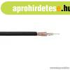 Koax k�bel, RG 59, B/U Cu, 75 ohm, fekete, 100 m/tekercs (20