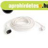 H�l�zati leng� hosszabb�t� 3x1.5mm2 - 5m - feh�r (20503WH)