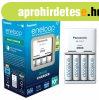 Panasonic Eneloop BQ-CC51E t�lt� +4db BK-3MCDE 2000 mAh AA a