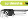 Imbuszkulcs klt 9 r�szes 2,5-10 mm g�mb v�g�