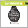 Rattan kerti l�mpa fekete RTL-03