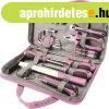 Extol Lady 39 darabos r�zsasz�n szersz�mk�szlet t�rol� t�sk�