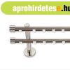 Landhouse 19mm bels� cs�sz�s� dupla f�m karnis inox Cilinder