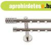 Landhouse 19mm bels� cs�sz�s� dupla f�m karnis inox Royal v�