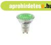 ELMARK LED20 GU10-GREEN,1.5W,230V F�NYFORR�S 99LED219