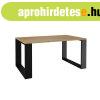 Salon Loft modern dohnyzasztal, tlgy-fekete
