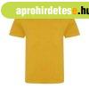 JT100 r�vid ujj� unisex k�rnyakas p�l� Just Ts, Mustard-S