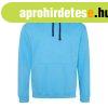 Just Hoods Uniszex kapucnis pul�ver kontrasztos sz�n� kapucn