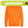Just Hoods Gyerek kapucnis pul�ver AWJH001J, Orange Crush-3/