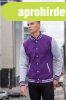 Just Hoods patentos vastag f�rfi pul�ver AWJH043, Purple/Hea
